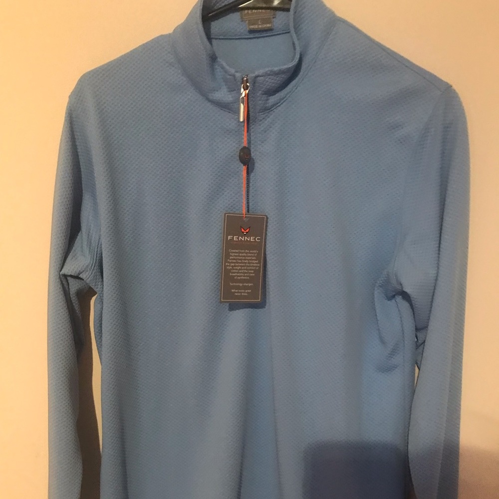 1/4 zip layering piece